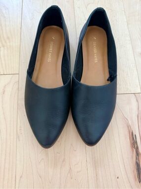 Denver Hayes Black Pointed Ballet Flats